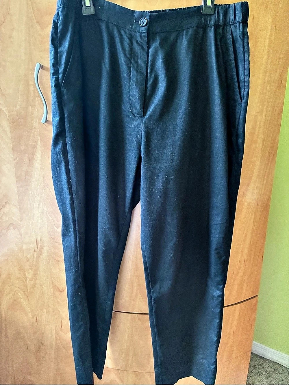 Banana Republic Tapered High-Rise Pants Black